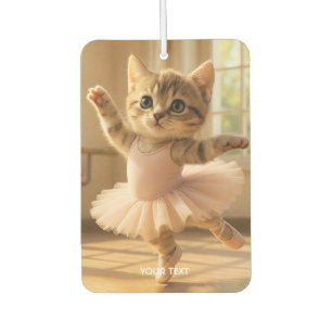 Fantasy Cute Kitten Small Ballerina Car Air Freshener