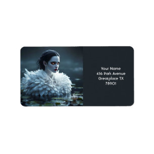 Fantasy Cute Lake Swan White Label