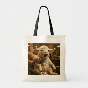 Fantasy Cute Lamb Scared Shaving Tote Bag