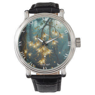 Fantasy Cute Light Tree Flowers Watch