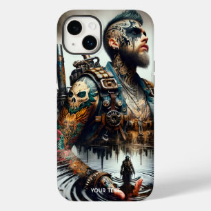 Fantasy Cute Man Tattoo Water Case-Mate iPhone 14 Plus Case