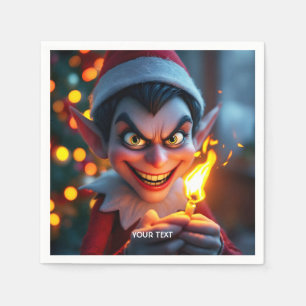 Fantasy Cute Match Christmas Tree Napkin