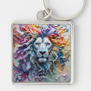Fantasy Cute Melting Wax Lion Key Ring