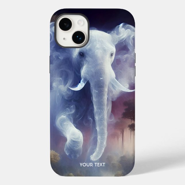 Fantasy Cute Mist Elephant Jungle Case-Mate iPhone Case (Back)