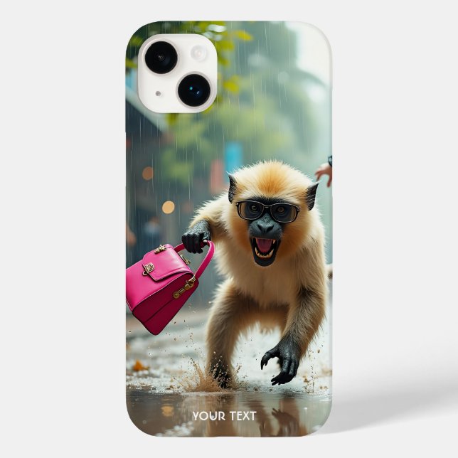 Fantasy Cute Monkey Girl Bag Case-Mate iPhone Case (Back)