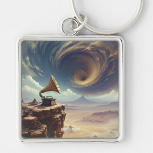 Fantasy Cute Music Of Desert Key Ring