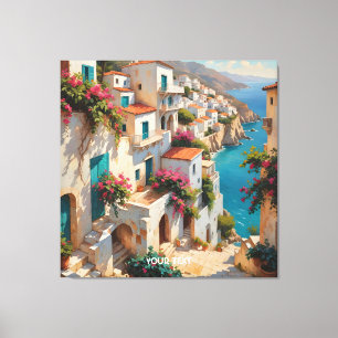 Fantasy Cute Oil Painting Landscape Canvas Print