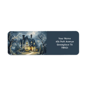 Fantasy Cute Old House Night