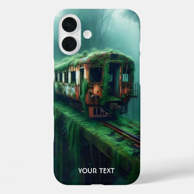 Fantasy Cute Old Past Train Case-Mate iPhone Case (Back)