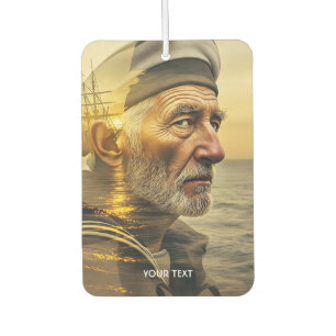 Fantasy Cute Old Sailor Sea Car Air Freshener