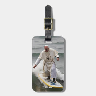 Fantasy Cute One Cool Surfer Luggage Tag