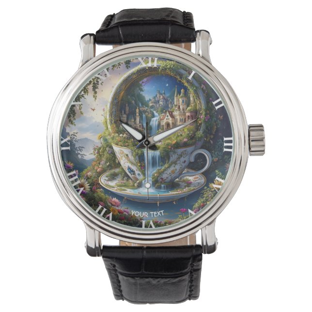 Fantasy Cute Ornate Cup City Watch (Front)