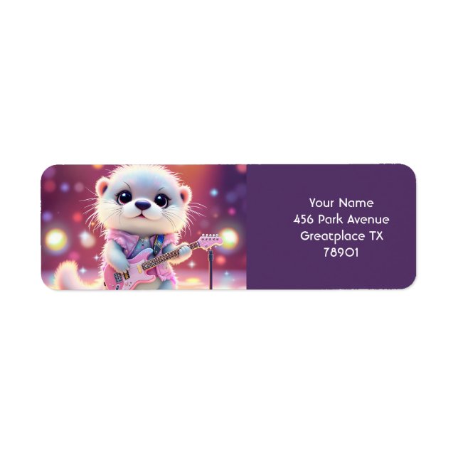 Fantasy Cute Otter Pop Star (Front)