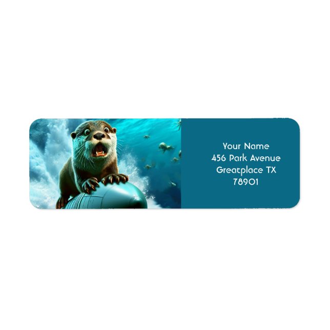 Fantasy Cute Otter Torpedo Sea (Front)