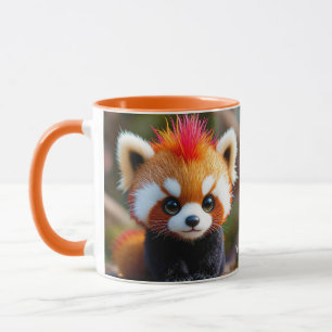 Fantasy Cute Panda Red Hai Mug