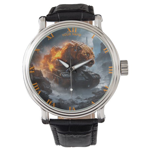 Fantasy Cute Panther Tank Fire Watch (Front)