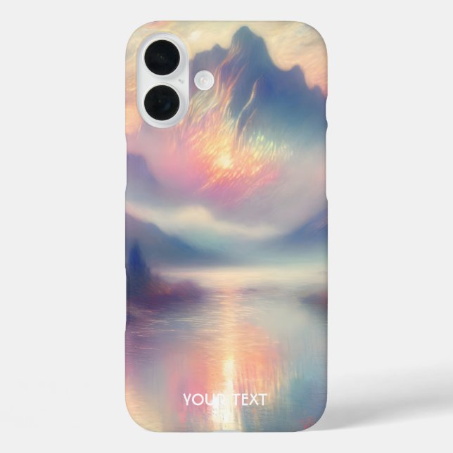 Fantasy Cute Pastel Pearl Watercolor Case-Mate iPhone Case (Back)