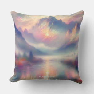 Fantasy Cute Pastel Pearl Watercolor Cushion