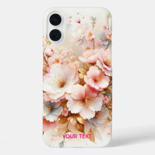 Fantasy Cute Pastel Pink Sakura iPhone 16 Plus Case