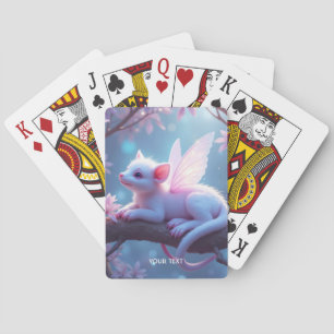 Fantasy Cute Pink Creature Forest Playing Cards