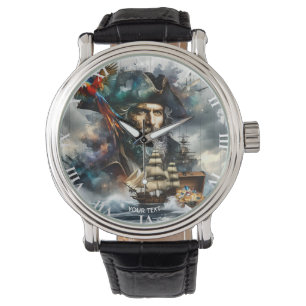 Fantasy Cute Pirate Sea Ship Watch