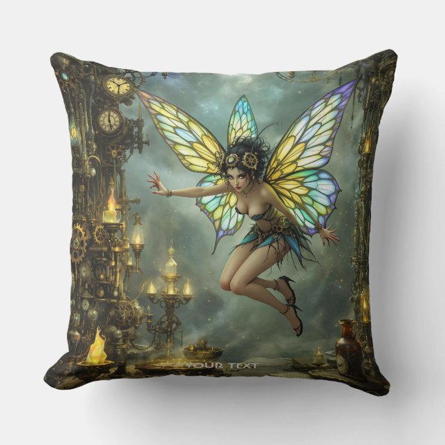 Fantasy Cute Pixie Butterfly Wings Cushion (Front)