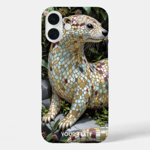 Fantasy Cute Playful Otter Sculpture iPhone 16 Plus Case