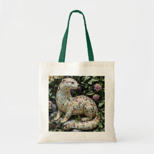 Fantasy Cute Playful Otter Sculpture Tote Bag