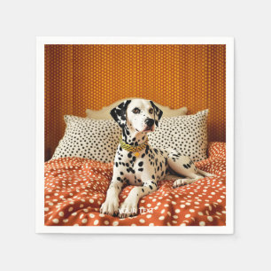 Fantasy Cute Polka Dog Dot Napkin
