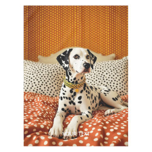 Fantasy Cute Polka Dog Dot Tablecloth