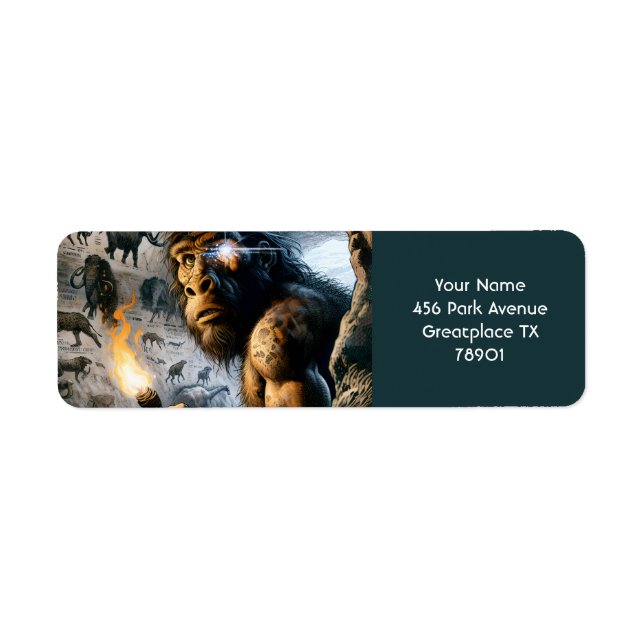 Fantasy Cute Prehistoric Man Drawings (Front)