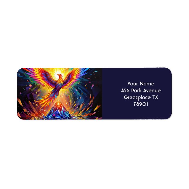 Fantasy Cute Prism Phoenix Rising (Front)