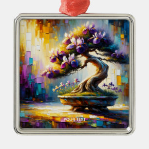 Fantasy Cute Purple Mini Tree Metal Tree Decoration