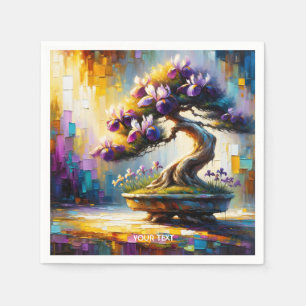 Fantasy Cute Purple Mini Tree Napkin