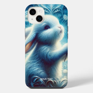 Fantasy Cute Rabbit Bunny Flower iPhone 14 Plus Case
