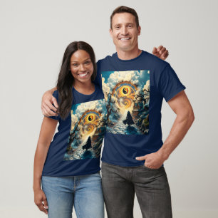 Fantasy Cute Road Trees Man T-Shirt