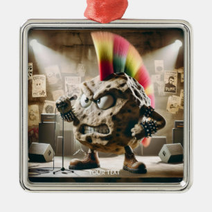 Fantasy Cute Rock Punk Singer Metal Tree Decoration