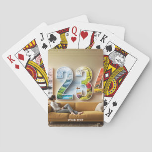 Fantasy Cute Season Four Numbers Playing Cards