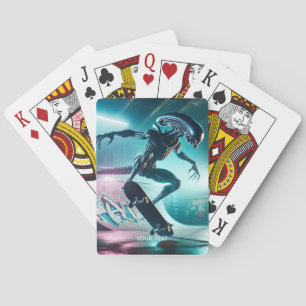 Fantasy Cute Skateboard Special Rider Playing Cards