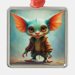 Fantasy Cute Small Adorable Creature Metal Tree Decoration