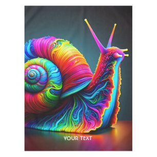 Fantasy Cute Snail Many Colours Tablecloth