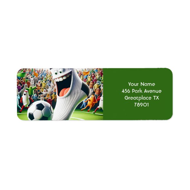 Fantasy Cute Soccer Ball Sock (Front)