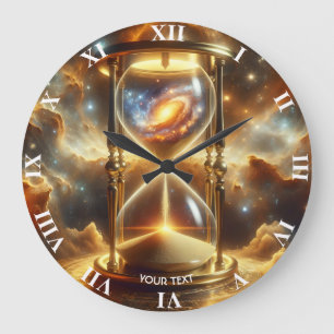 Fantasy Cute Space Glass Clock
