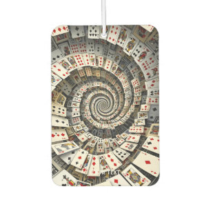 Fantasy Cute Spiral Cards Staircase Car Air Freshener