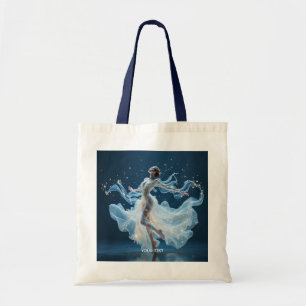 Fantasy Cute Stars Lady Dancing Tote Bag