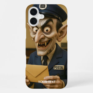 Fantasy Cute Strange Postal Worker iPhone 16 Plus Case