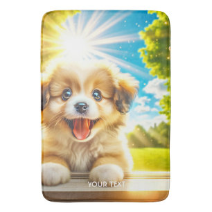 Fantasy Cute Sun Baby Dog Bath Mat