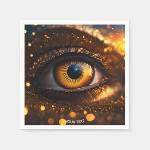 Fantasy Cute Sunset Big Eye Napkin