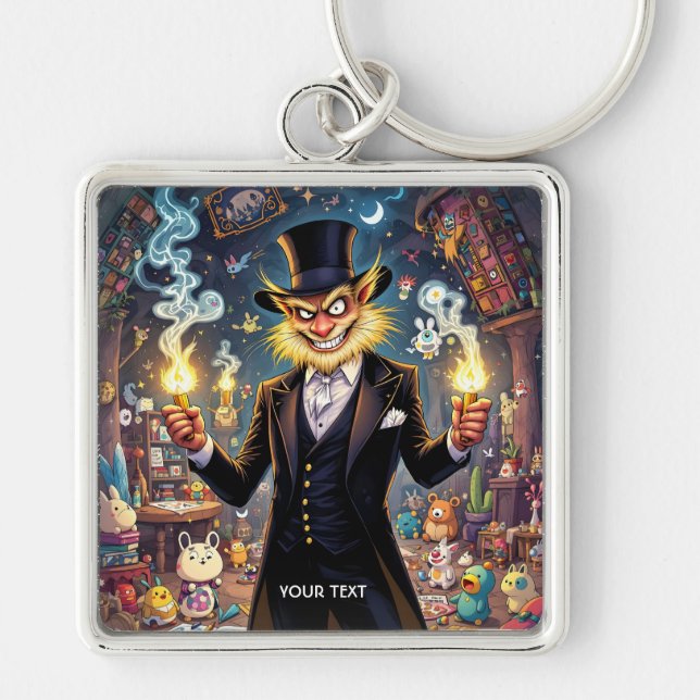 Fantasy Cute Super Villain Toys Key Ring (Front)