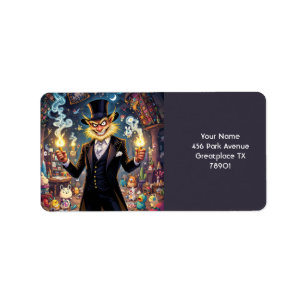 Fantasy Cute Super Villain Toys Label